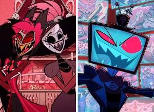 Alastor x Rosie x Vox: MediaRose