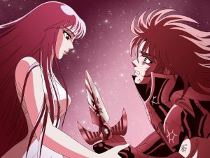 Athena (Saori) x Saga