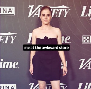 me at the awkward store
