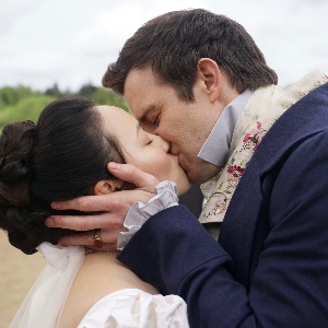 Wedding (double) kiss