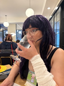mikan drinking?!?)