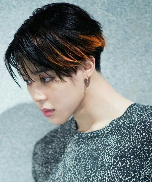 orange highlights