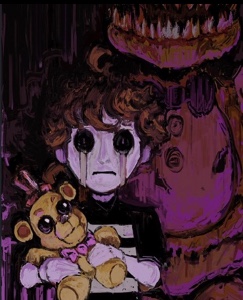 Chris and nightmare Fredbear 👍