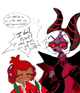 Dark enchantress and her devotee