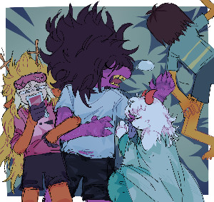 Kris x Susie x Noelle x Ralsei