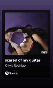 scared of my guitar