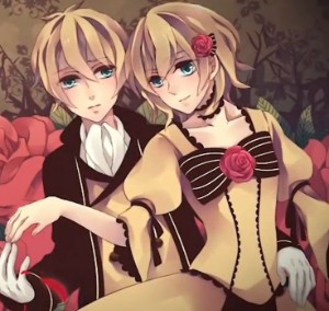 Rin and Len in the evil series