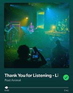 Thank You for Listening - Live