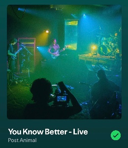 You Know Better - Live