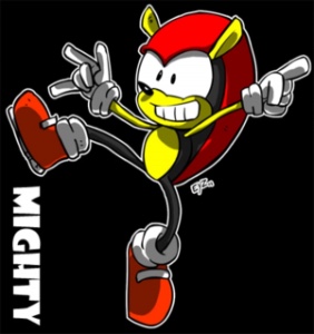 Mighty the armadillo (Sonic the hedgehog)