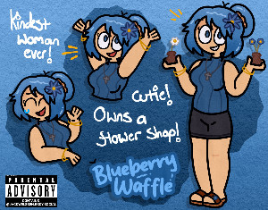 Blueberry Waffle