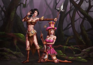 Caitlyn x Nidalee