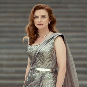 Chandrilan metallic dress
