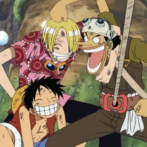 Sanji x Usopp x Luffy