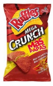 Ruffles Mega Crunch Rojas