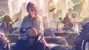 Gazing at one’s treasure
