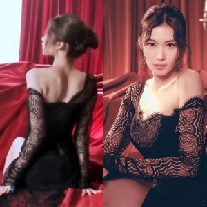 Sana Black Lace