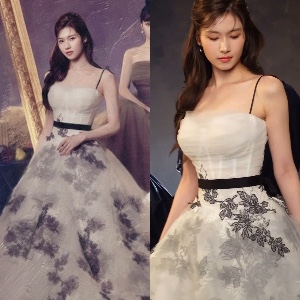 Sana Black/White Floral