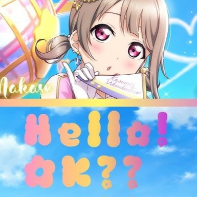 Hello! OK??
