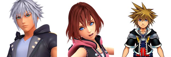 Riku x Kairi x Sora