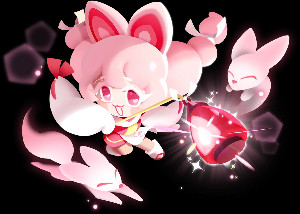 Strawberry Mochi Cookie