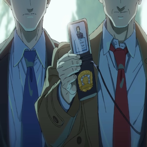 Cops at Mikoto's door