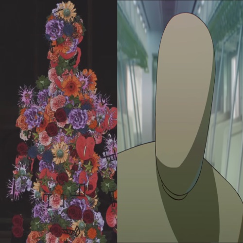 Throw Down flower thing x Double mannequin