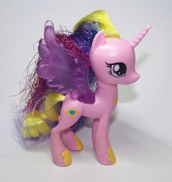 Glitter hair brushable