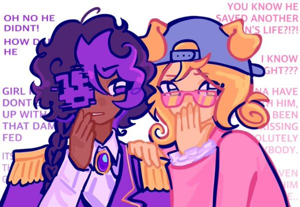 Gossip duo by spookdv