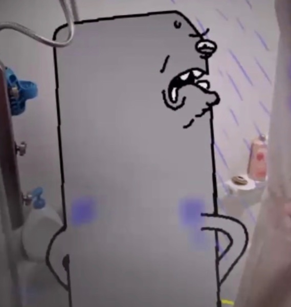 NAKED NEW TOWER PISSING IN THE FUCKING SHOWER
