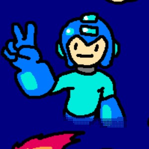 Mega Man (MS Paint Masterpieces)