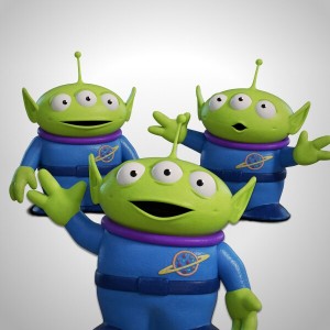 Pizza Planet Aliens