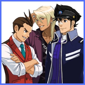 Apollo Justice x Klavier Gavin x Clay Terran