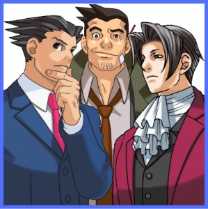 Phoenix Wright x Dick Gumshoe x Miles Edgeworth