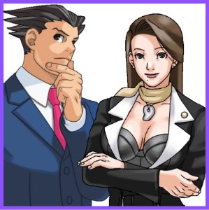 Phoenix Wright x Mia Fey