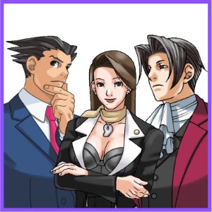 Phoenix Wright x Mia Fey x Miles Edgeworth