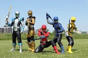 Go-busters suits
