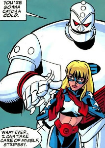 S.T.R.I.P.E. & Stargirl (Pat Dugan & Courtney Whitmore)