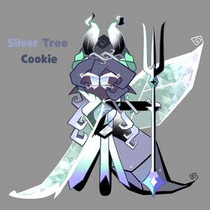Silver Tree Faerie Cookie