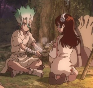 Senku x Yuzuriha