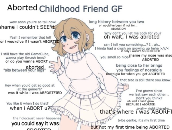 Aborted Childhood Friend GF