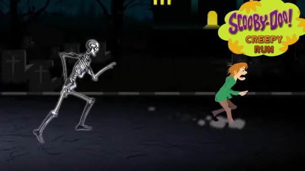 Creepy Run Skeleton