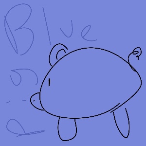 Blue Pig