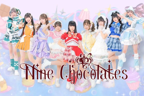 Nine chocolates