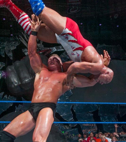 Brock Lesnar vs. Kurt Angle 'Ironman match' (Smackdown #214)