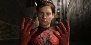 Tobey as Spiderman