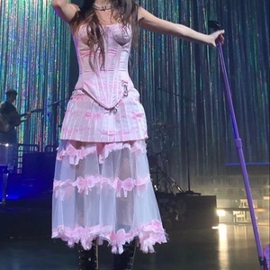 light pink bow dress