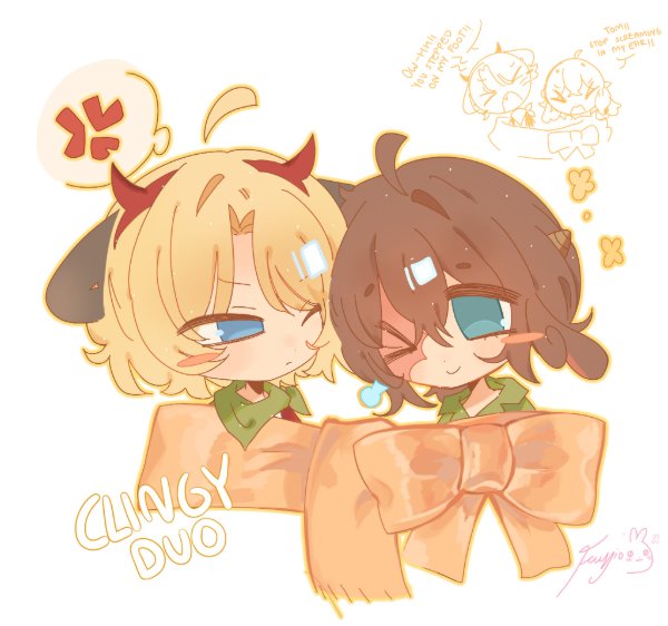 Clingy Duo | @friedfuu