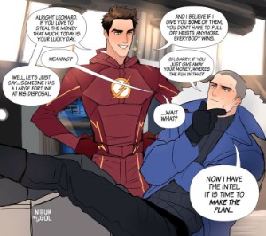 coldflash (flash/barry x captain cold/leonard)