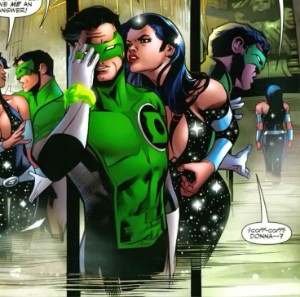 donnakyle (donna troy x green latern/kyle)